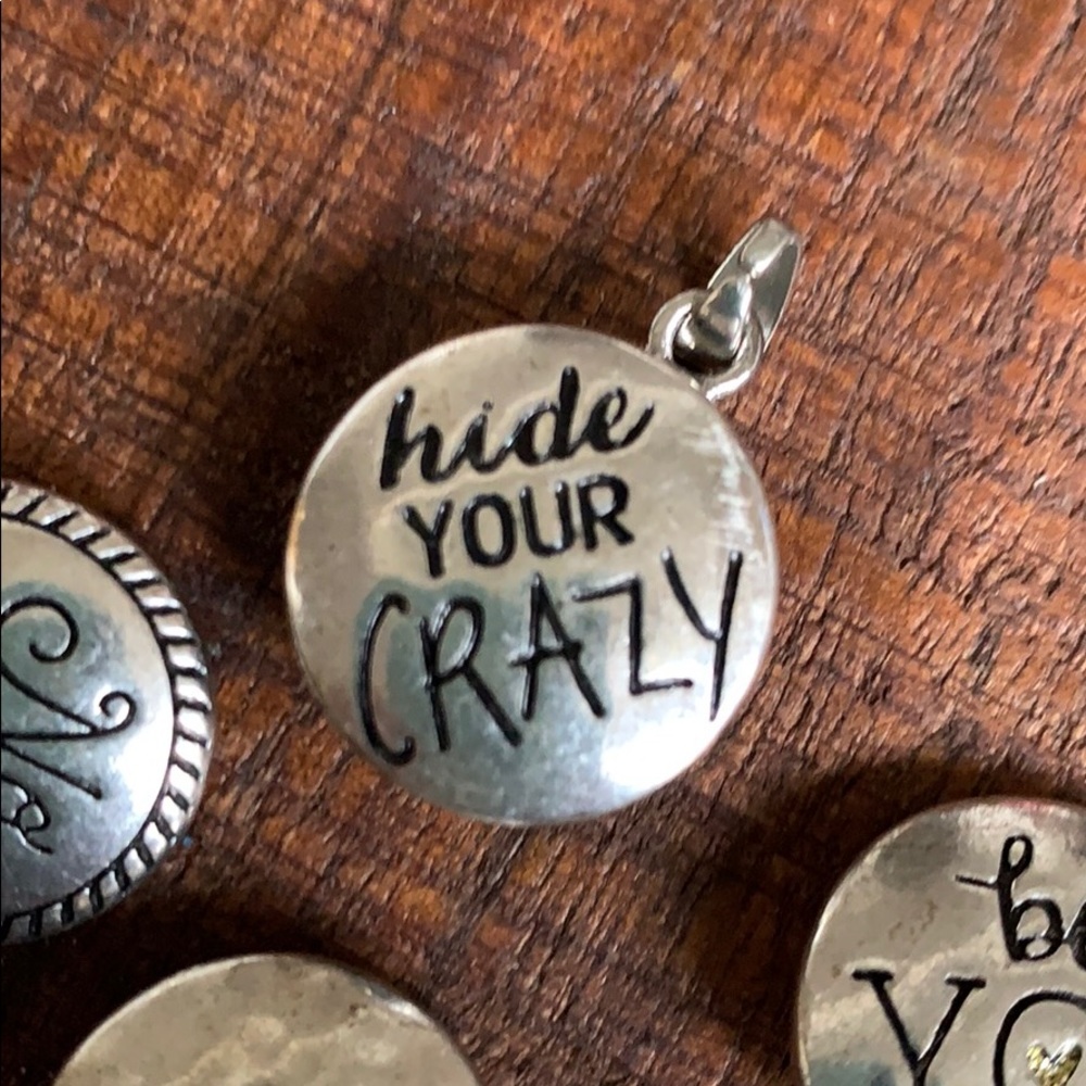 2/$20 Silver Button Pendants - Picture 7 of 7